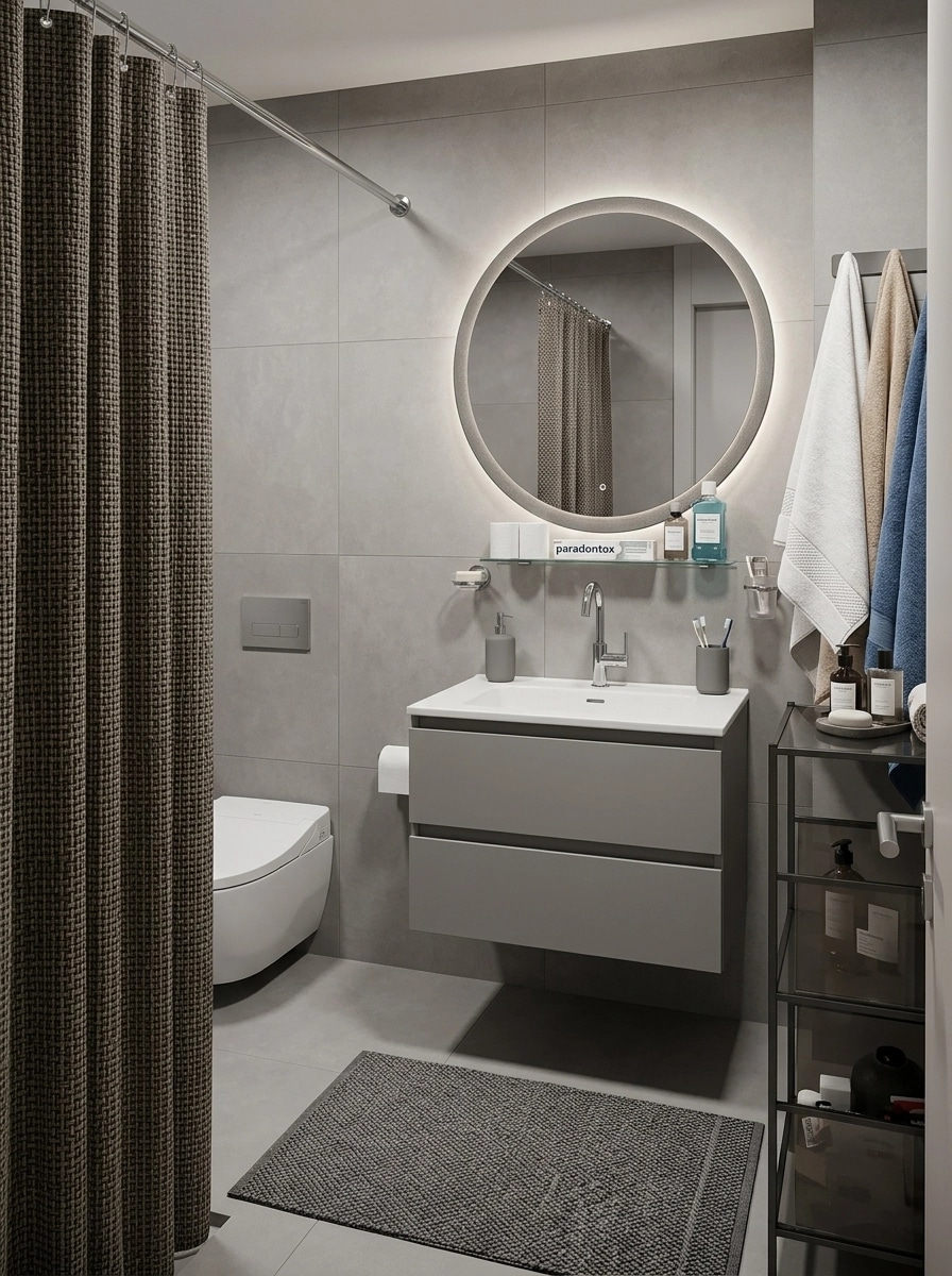 Bathroom interior in Contemporary style — photo by GenRoom AI