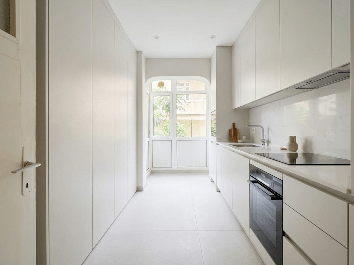 Minimalism Kitchen design — interior photo by GenRoom AI
