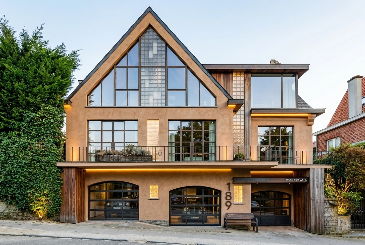 Facade design in Loft Facade style — Facade by GenRoom AI