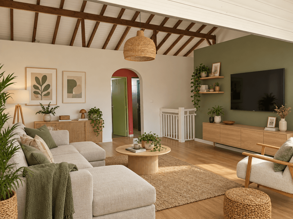 Interior design in Scandinavian style — Living Room by GenRoom AI