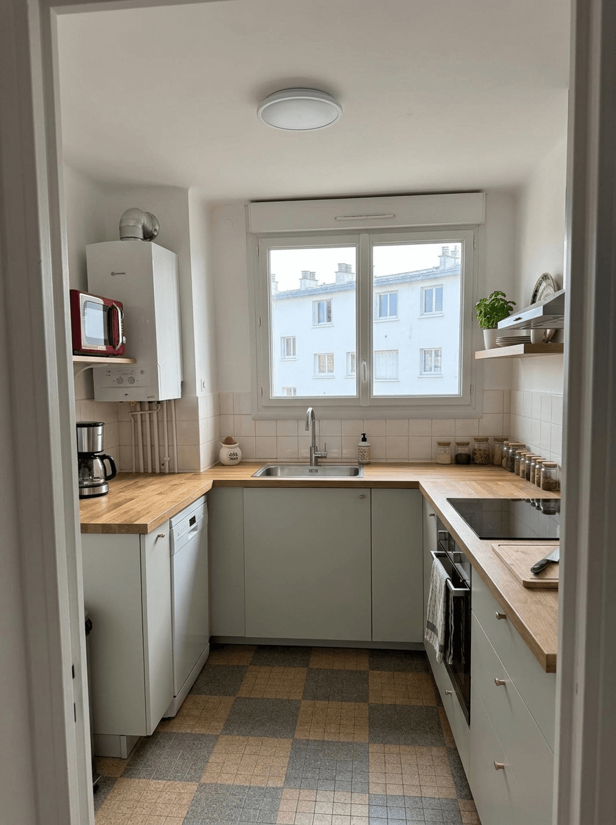 Kitchen interior in no_style style — photo by GenRoom AI