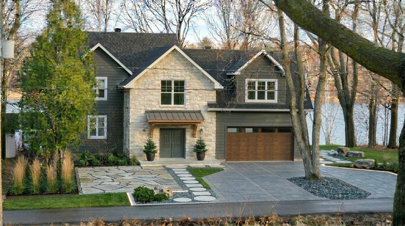 Landscape design in Minimalist Yard style — Yard by GenRoom AI