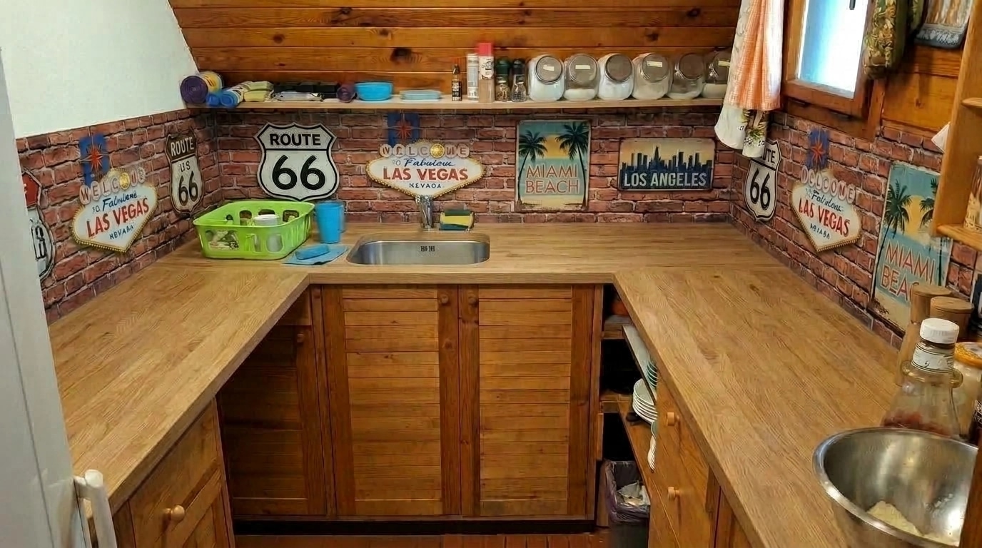 Kitchen interior in no_style style — photo by GenRoom AI