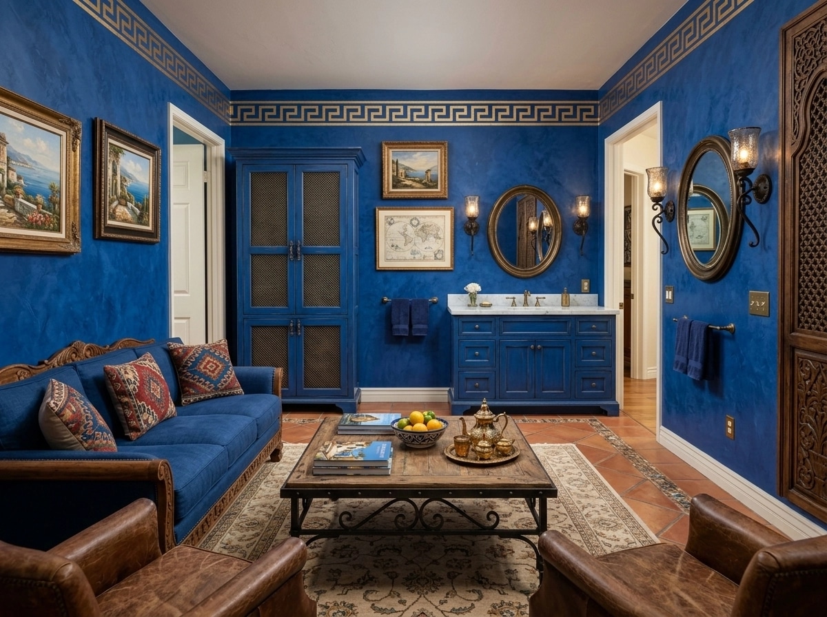 Interior design in Mediterranean style — Living Room by GenRoom AI