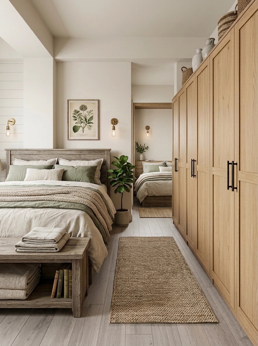 Modern Farmhouse Bedroom design — interior photo by GenRoom AI
