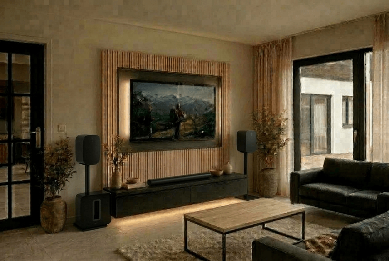 Interior design in Japandi style — Living Room by GenRoom AI