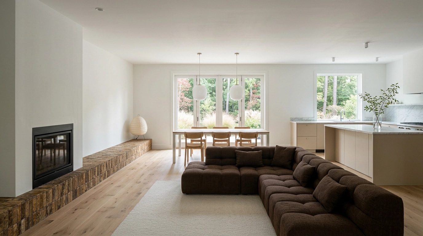 Interior design in Minimalism style — Living Room by GenRoom AI