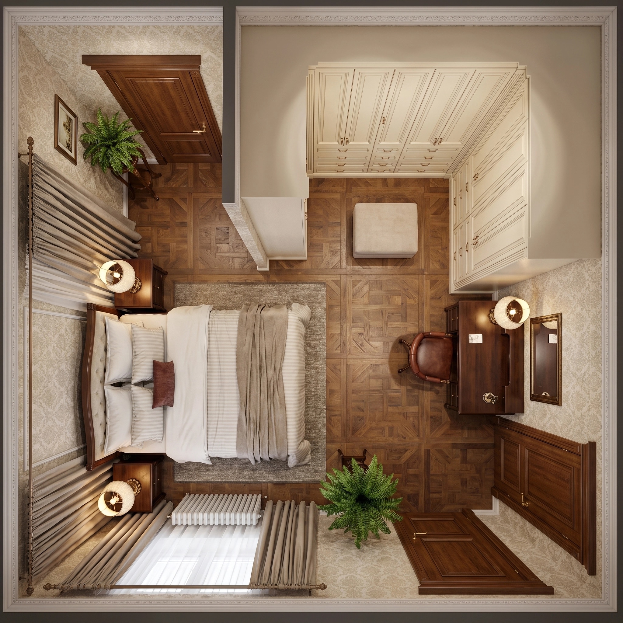 Interior design in Classic style — Living Room by GenRoom AI