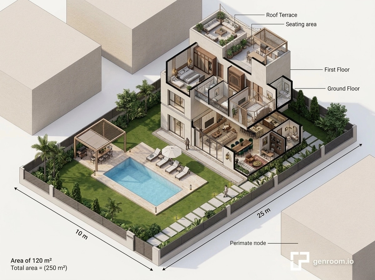 Interior design in Transitional style — other by GenRoom AI