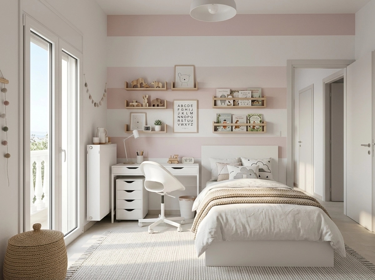 Interior design in Scandinavian style — Kids Room by GenRoom AI