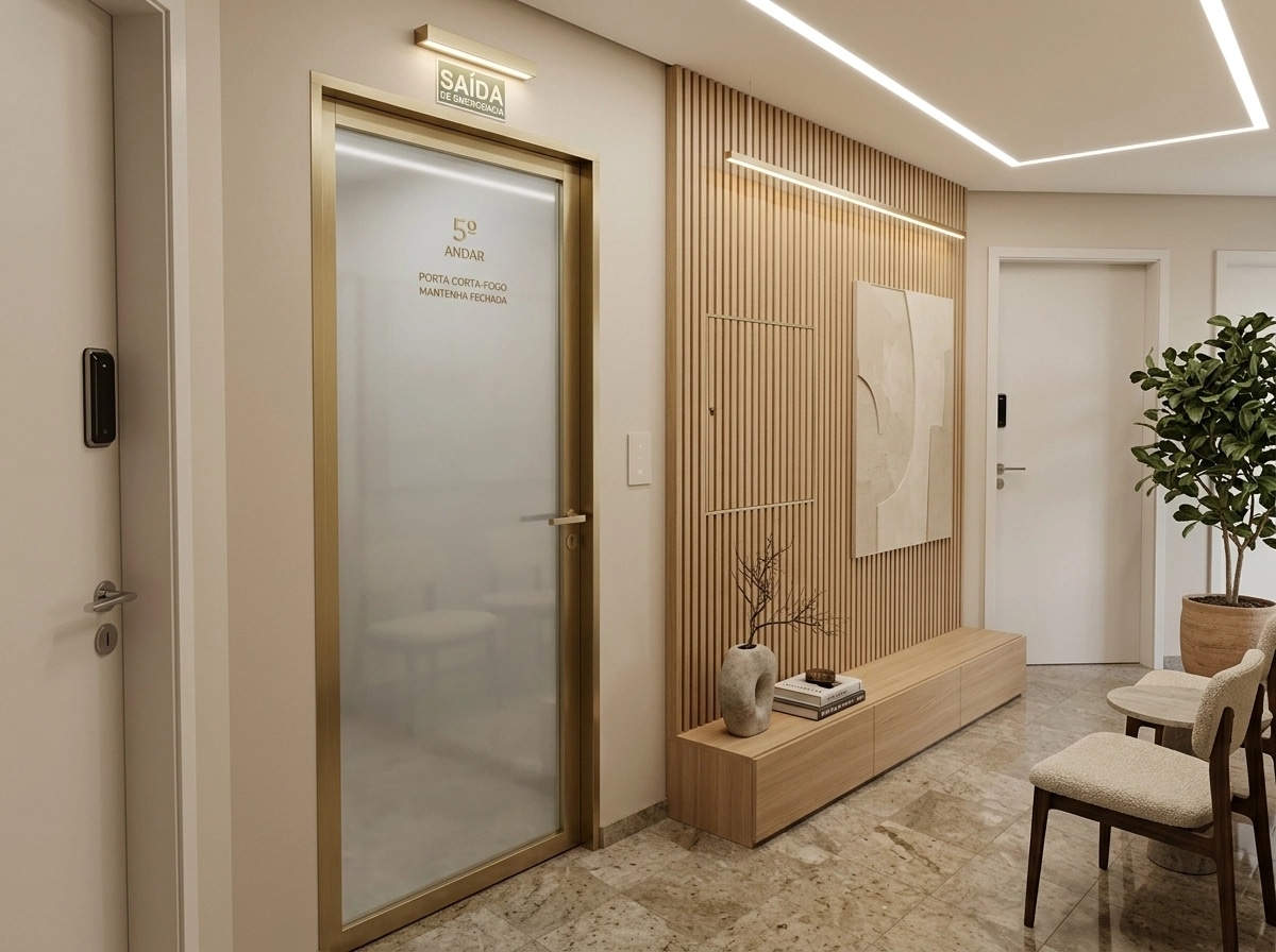 Interior design in Minimalism style — lobby by GenRoom AI
