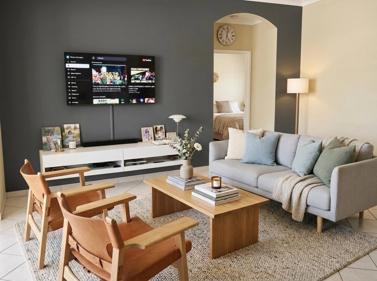 Scandinavian Living Room design — interior photo by GenRoom AI