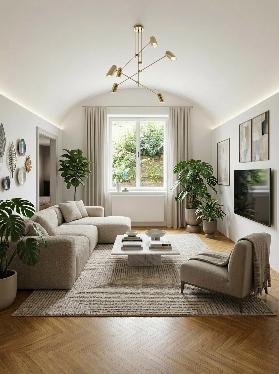 Interior design in Contemporary style — Living Room by GenRoom AI