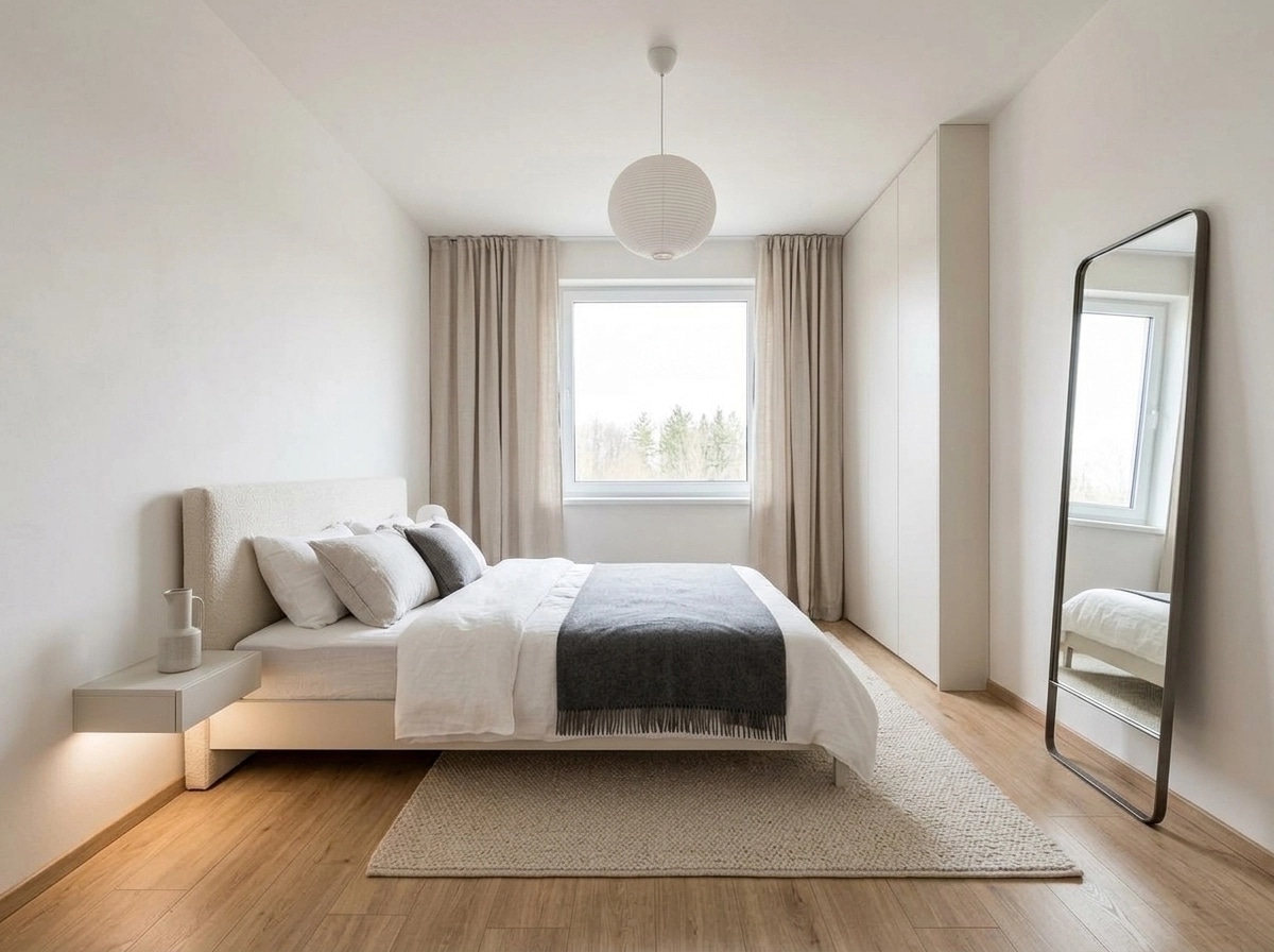 Minimalism Bedroom design — interior photo by GenRoom AI