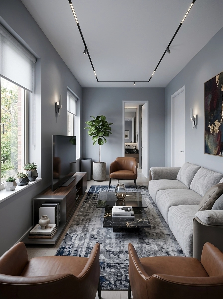 Interior design in Contemporary style — Living Room by GenRoom AI