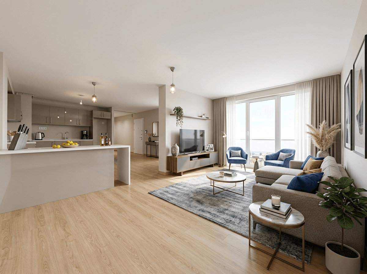 Kitchen interior in no_style style — photo by GenRoom AI