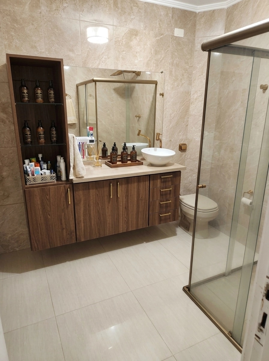 Bathroom interior in no_style style — photo by GenRoom AI