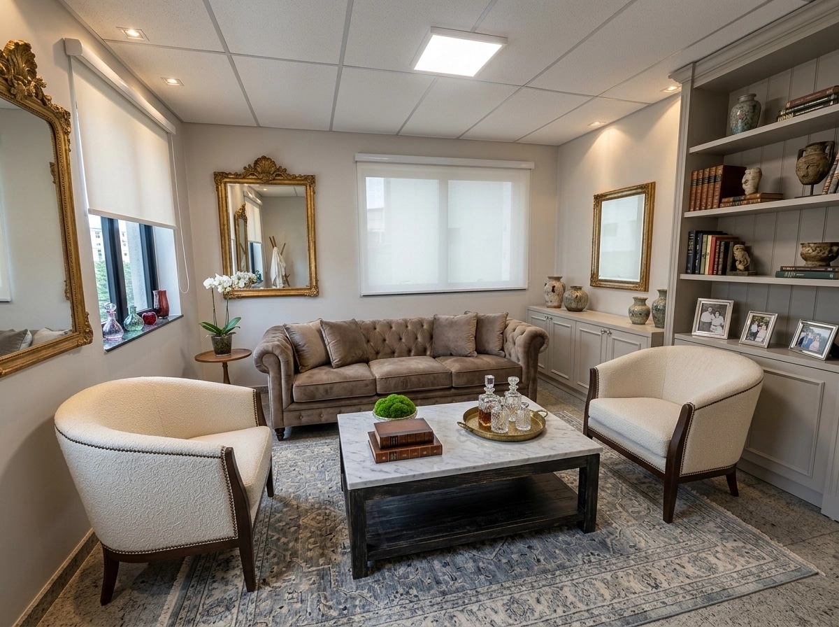 Transitional Living Room design — interior photo by GenRoom AI