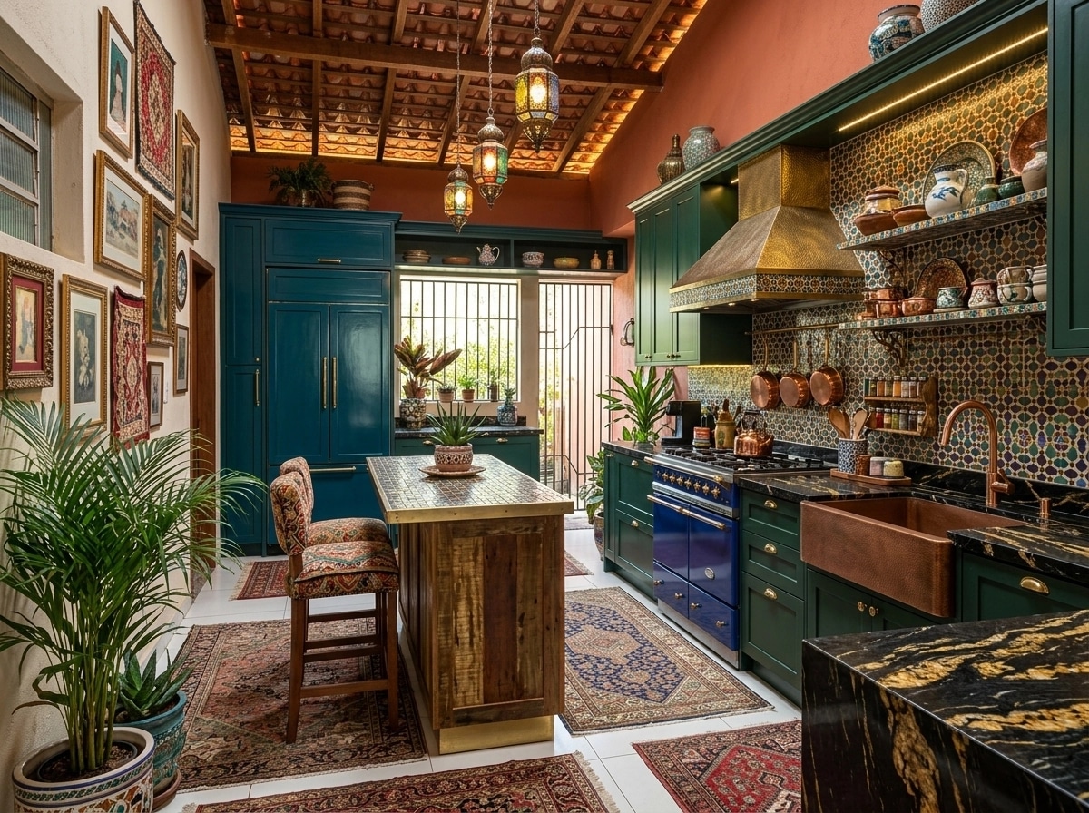 Maximalist Kitchen design — interior photo by GenRoom AI