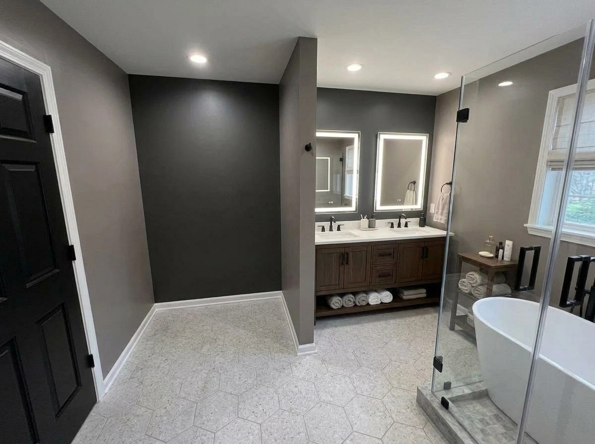 Bathroom interior in no_style style — photo by GenRoom AI
