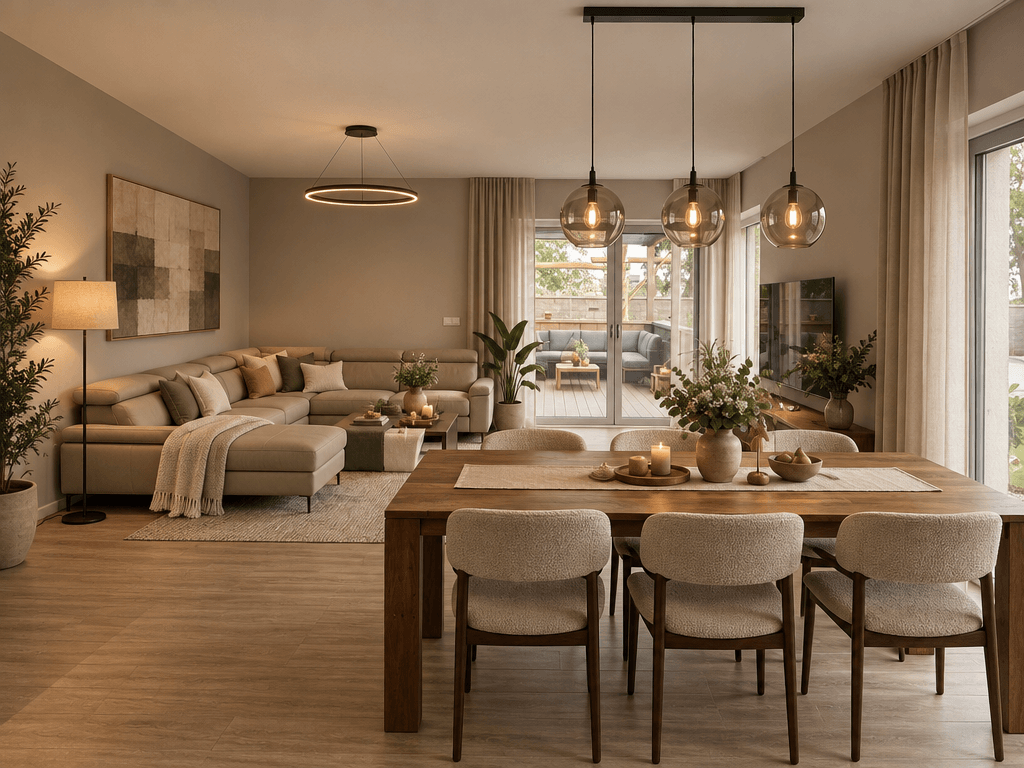 Interior design in Contemporary style — Living Room by GenRoom AI