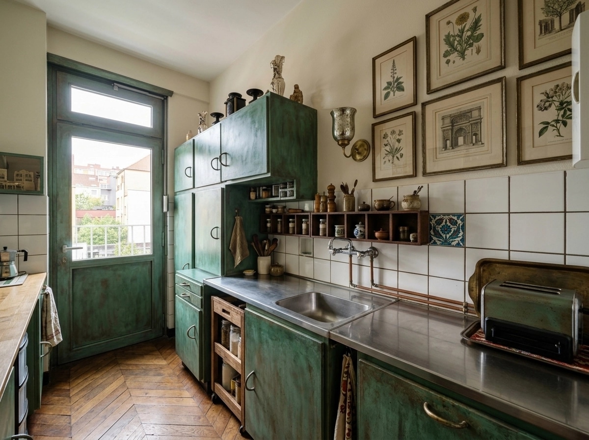 Kitchen interior in no_style style — photo by GenRoom AI