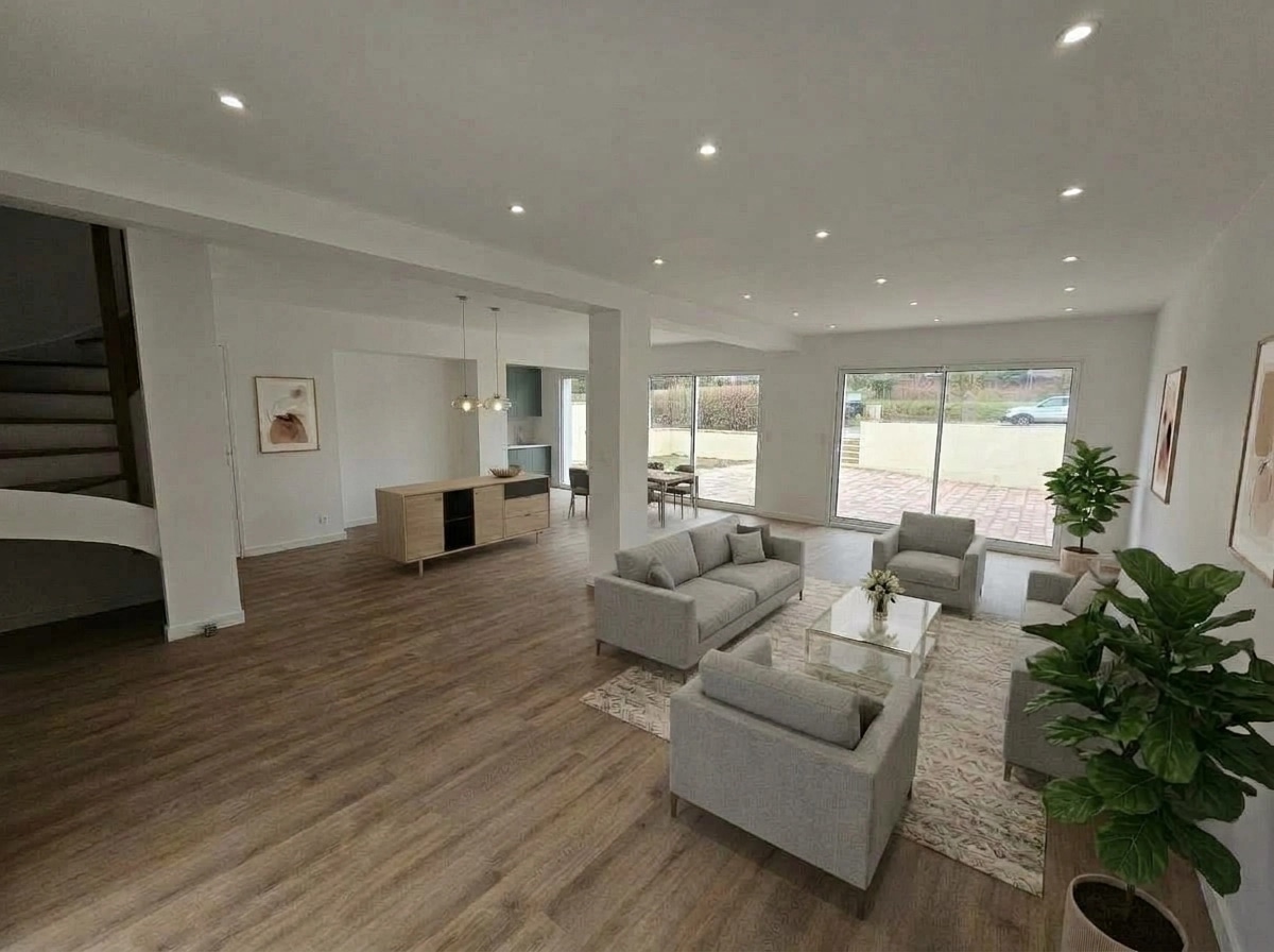 Interior design in Contemporary style — Living Room by GenRoom AI