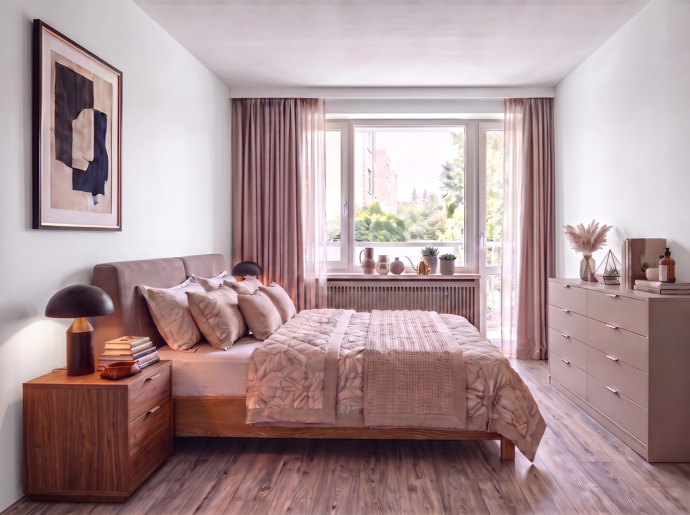 Interior design in Contemporary style — Bedroom by GenRoom AI