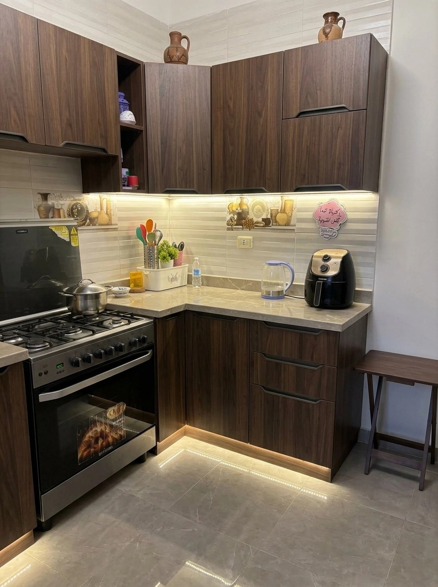 Kitchen interior in no_style style — photo by GenRoom AI
