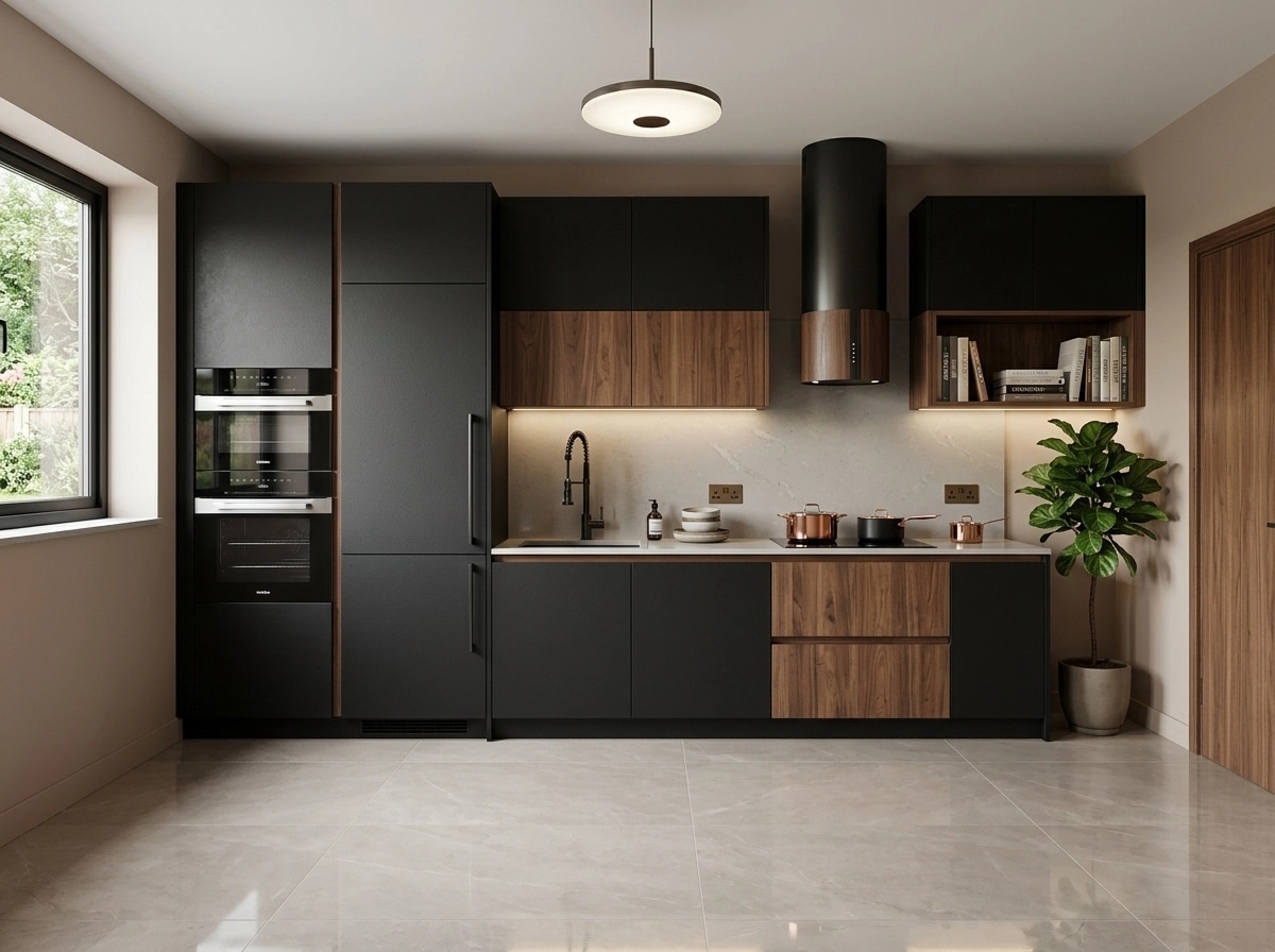 Kitchen interior in Contemporary style — photo by GenRoom AI