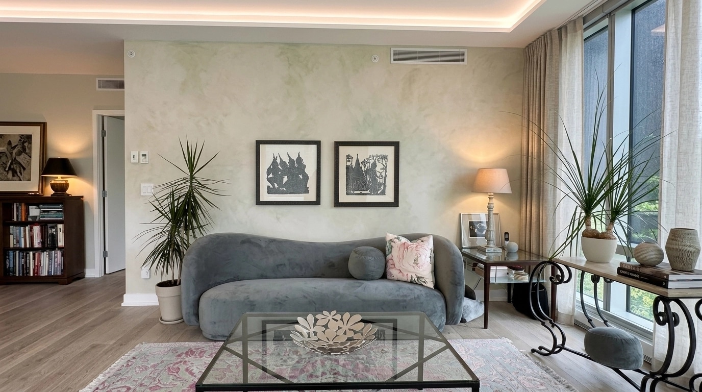 Interior design in Contemporary style — Living Room by GenRoom AI