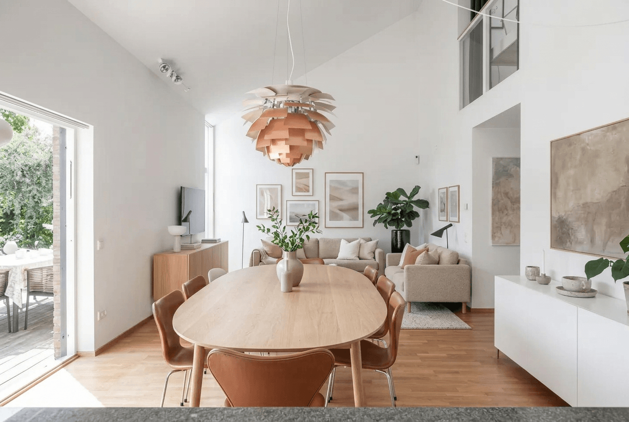 Interior design in Scandinavian style — Living Room by GenRoom AI
