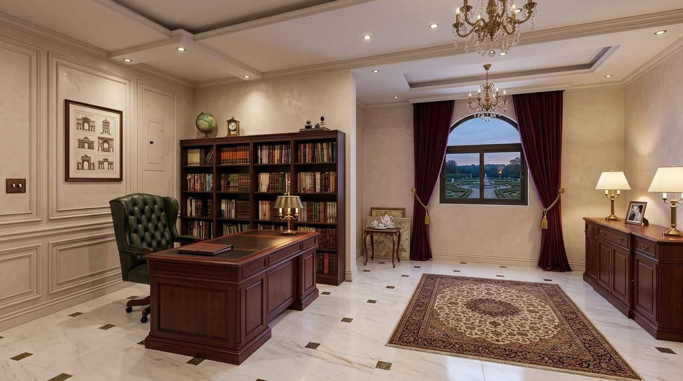 Classic Office design — interior photo by GenRoom AI