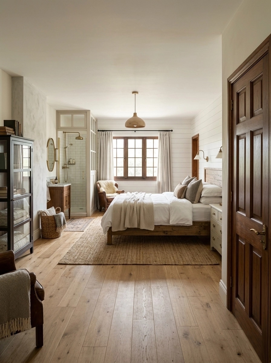 Interior design in Modern Farmhouse style — Bedroom by GenRoom AI