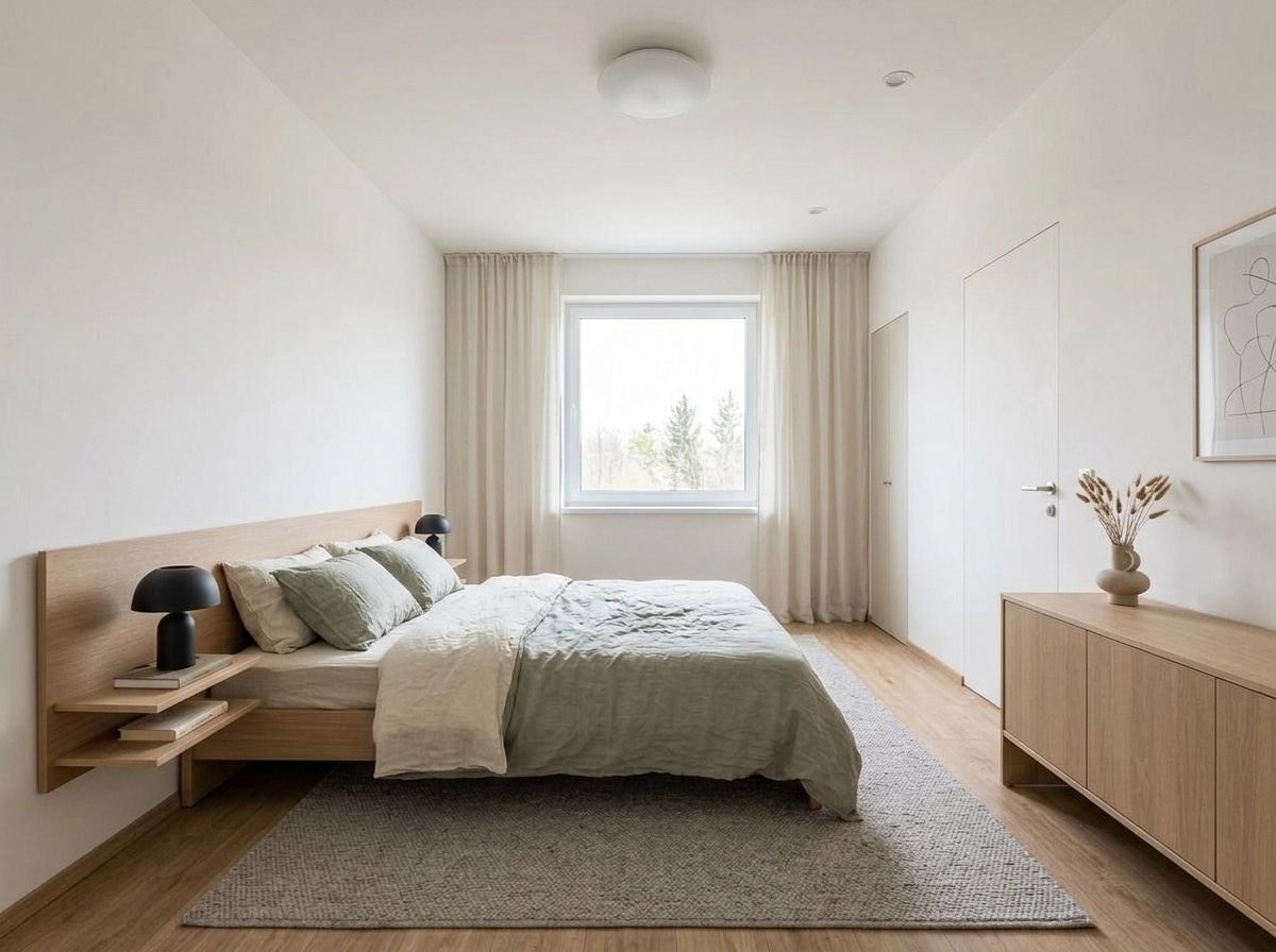 Minimalism Bedroom design — interior photo by GenRoom AI