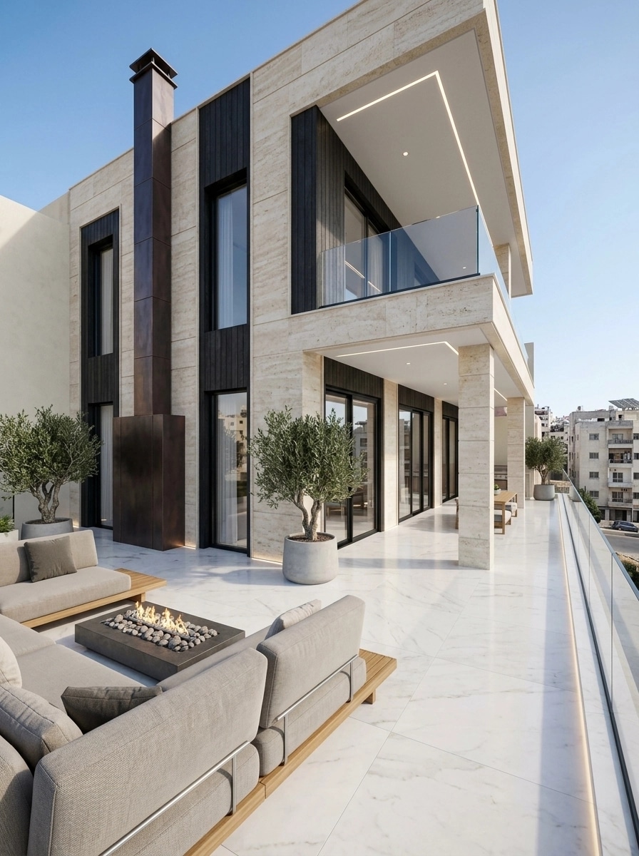 Facade design in Contemporary Facade style — Facade by GenRoom AI