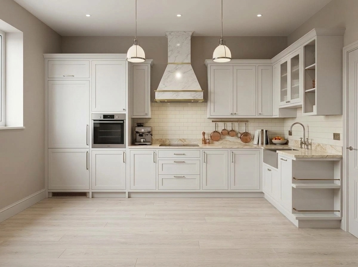 Interior design in Transitional style — Kitchen by GenRoom AI