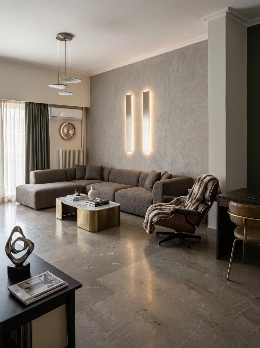 Interior design in Contemporary style — Living Room by GenRoom AI