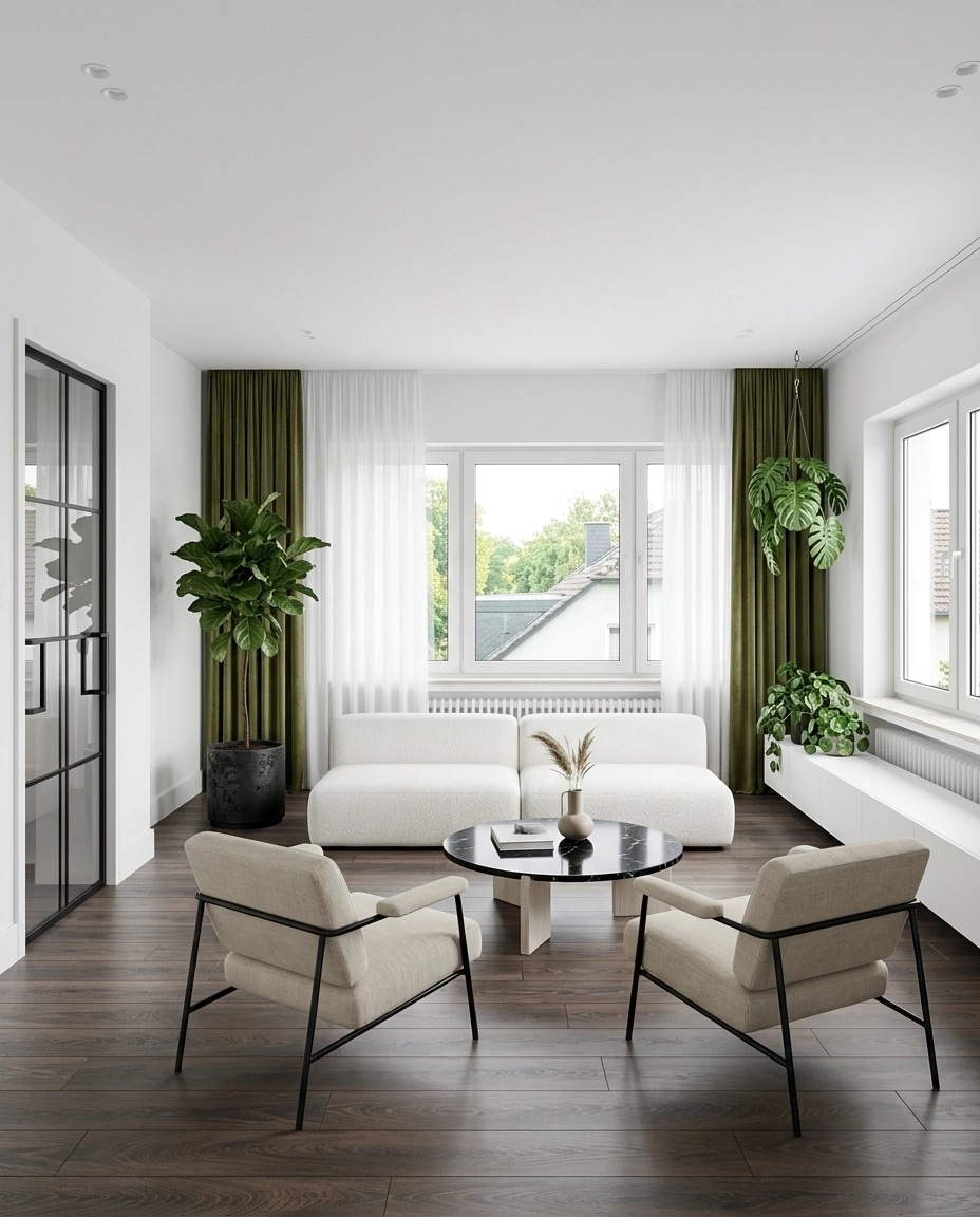 Minimalism Living Room design — interior photo by GenRoom AI