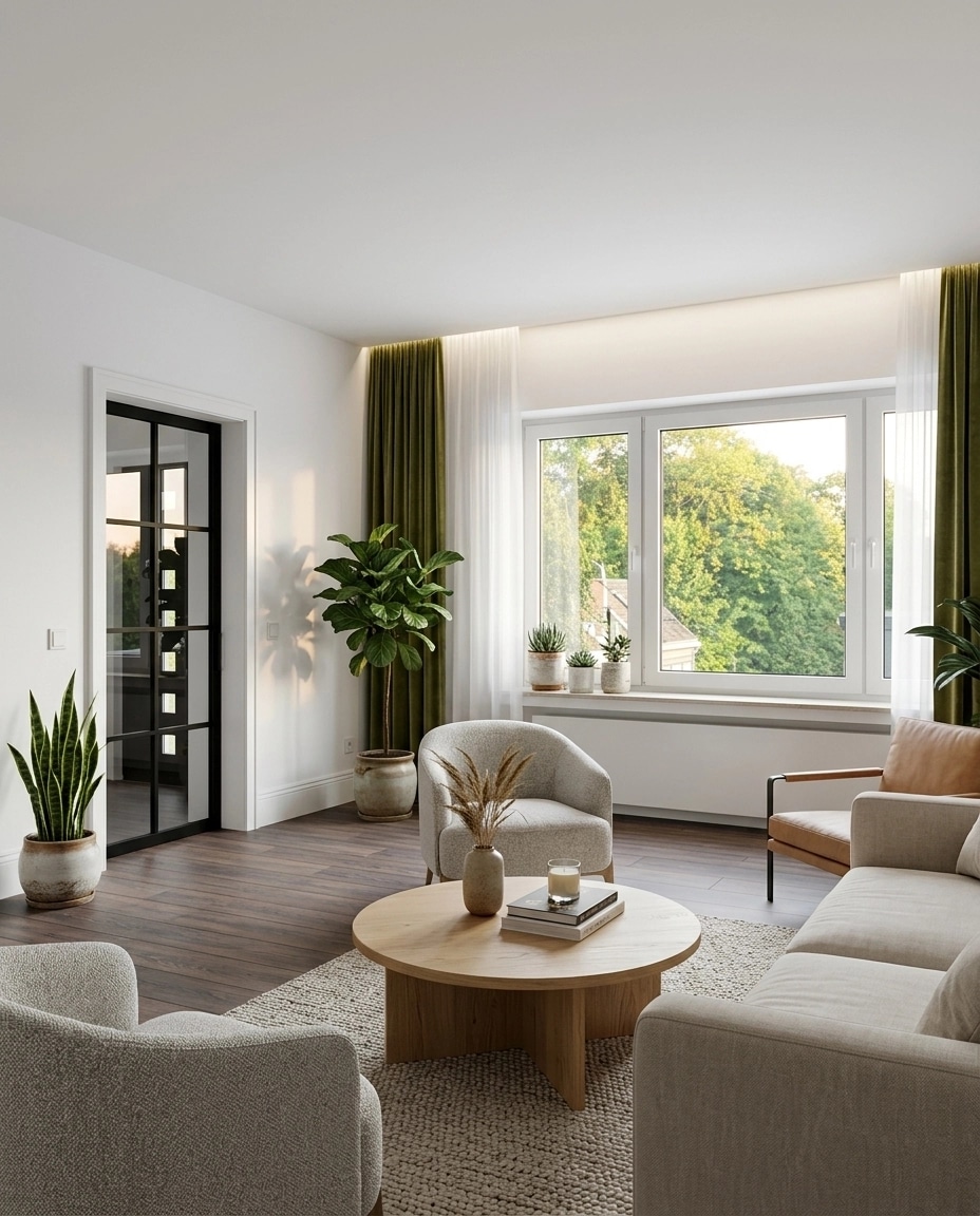 Scandinavian Living Room design — interior photo by GenRoom AI