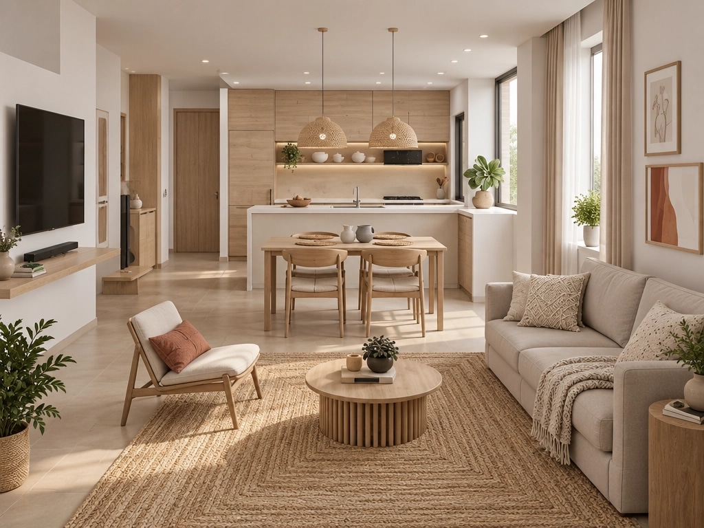 Scandinavian Living Room design — interior photo by GenRoom AI
