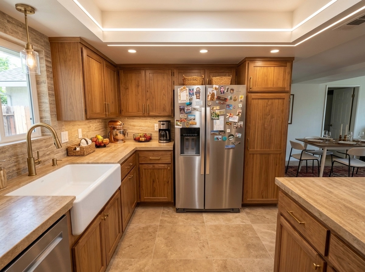 Interior design in Transitional style — Kitchen by GenRoom AI