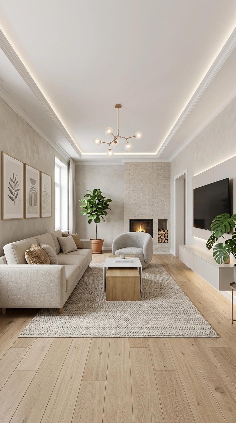 Scandinavian Living Room design — interior photo by GenRoom AI