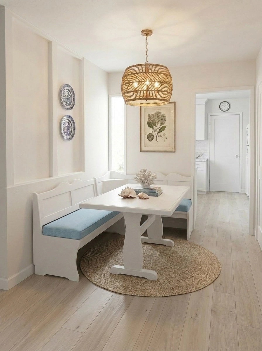 Interior design in Coastal / Hamptons style — dining_room by GenRoom AI
