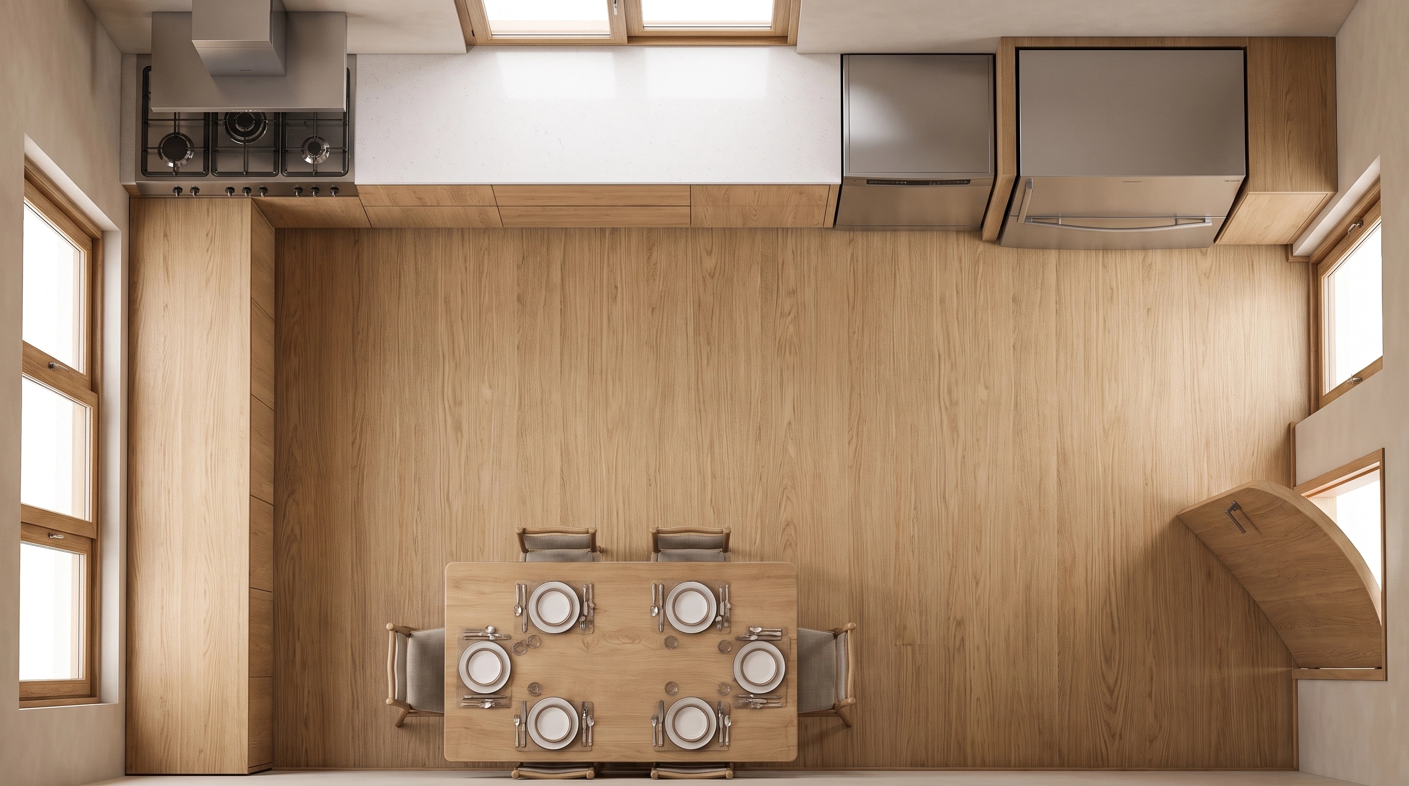 Minimalism Living Room design — interior photo by GenRoom AI