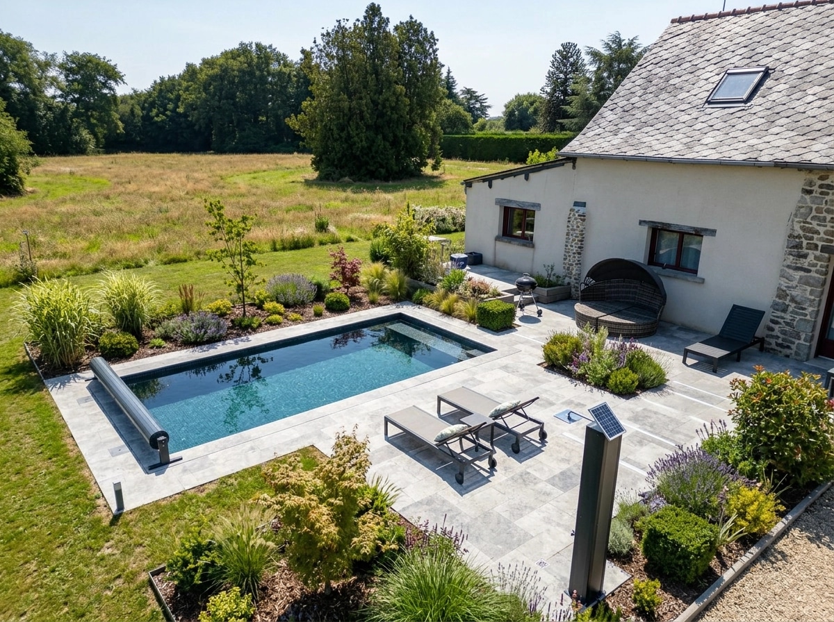Landscape design in Contemporary Yard style — Yard by GenRoom AI