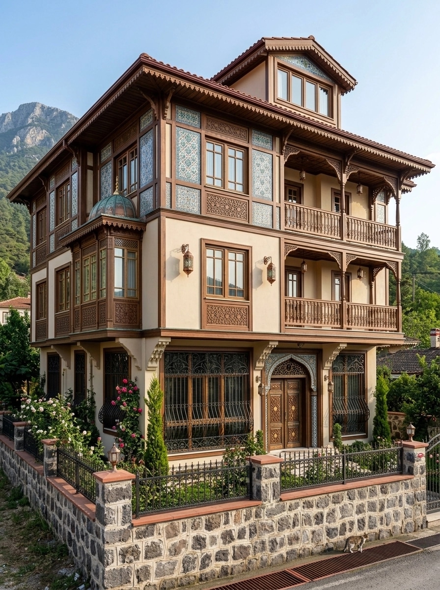 Ottoman Facade Facade design — facade photo by GenRoom AI