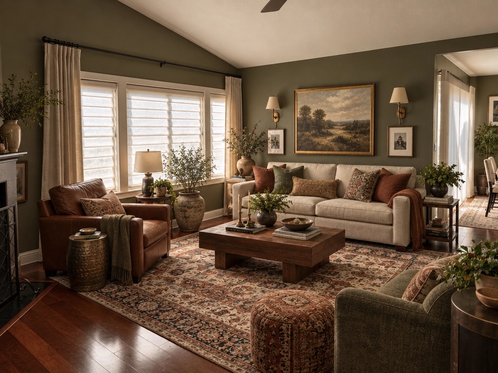 Interior design in Eclectic style — Living Room by GenRoom AI