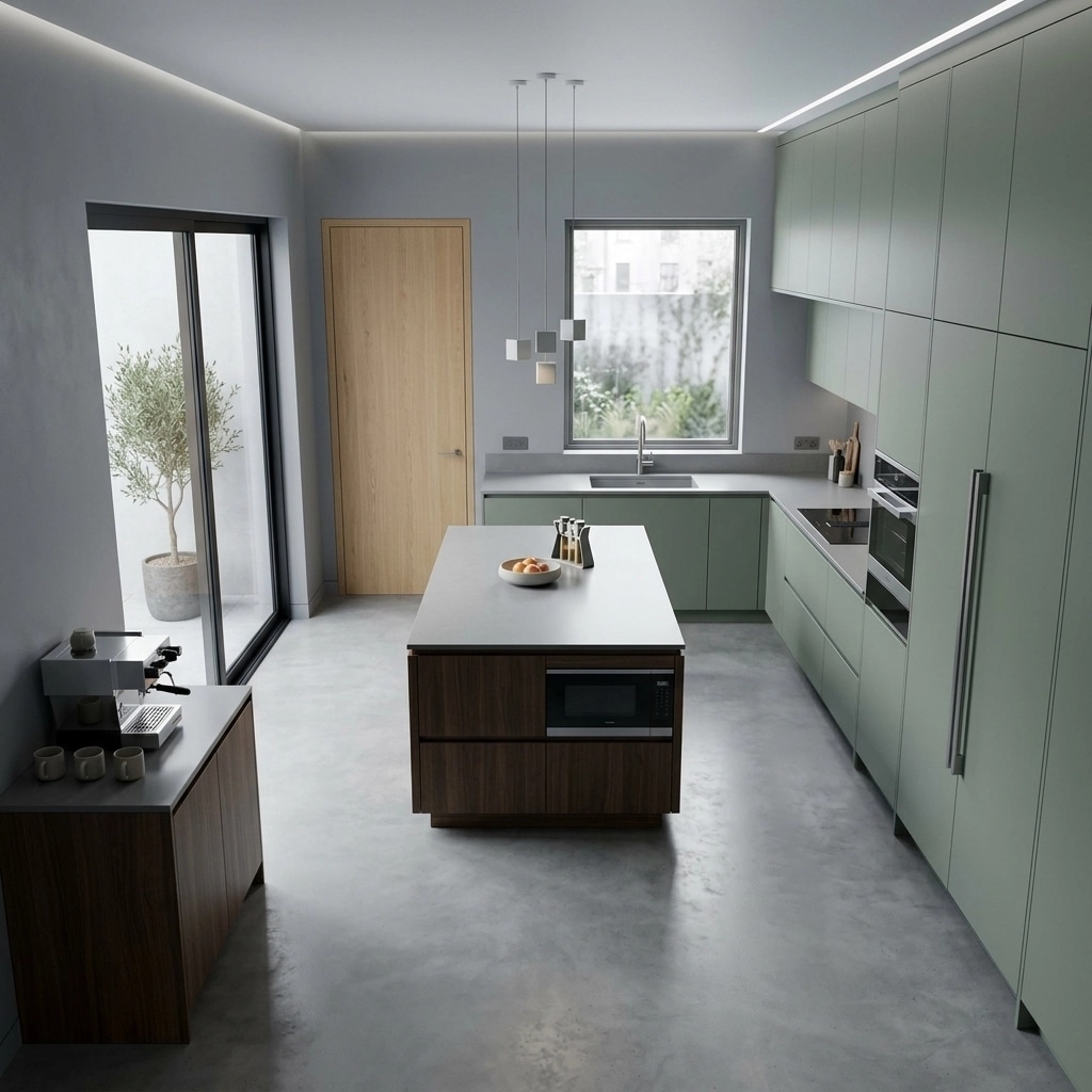 Minimalism Cucina design — interior photo by GenRoom AI