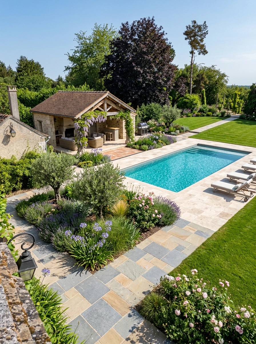 Yard design in no_style style — photo by GenRoom AI